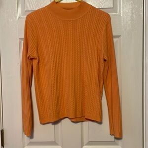 Petite Large, Studio Works, Orange Sweater